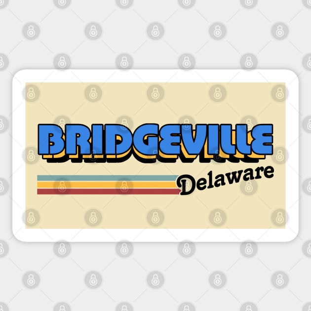 Bridgeville, Delaware / / Retro Style Design Sticker by DankFutura